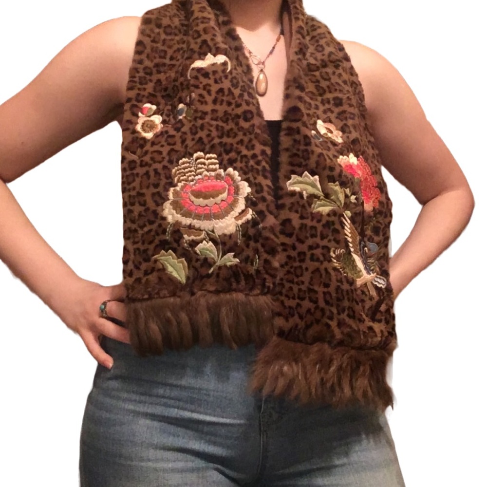 Natori faux fur scarf